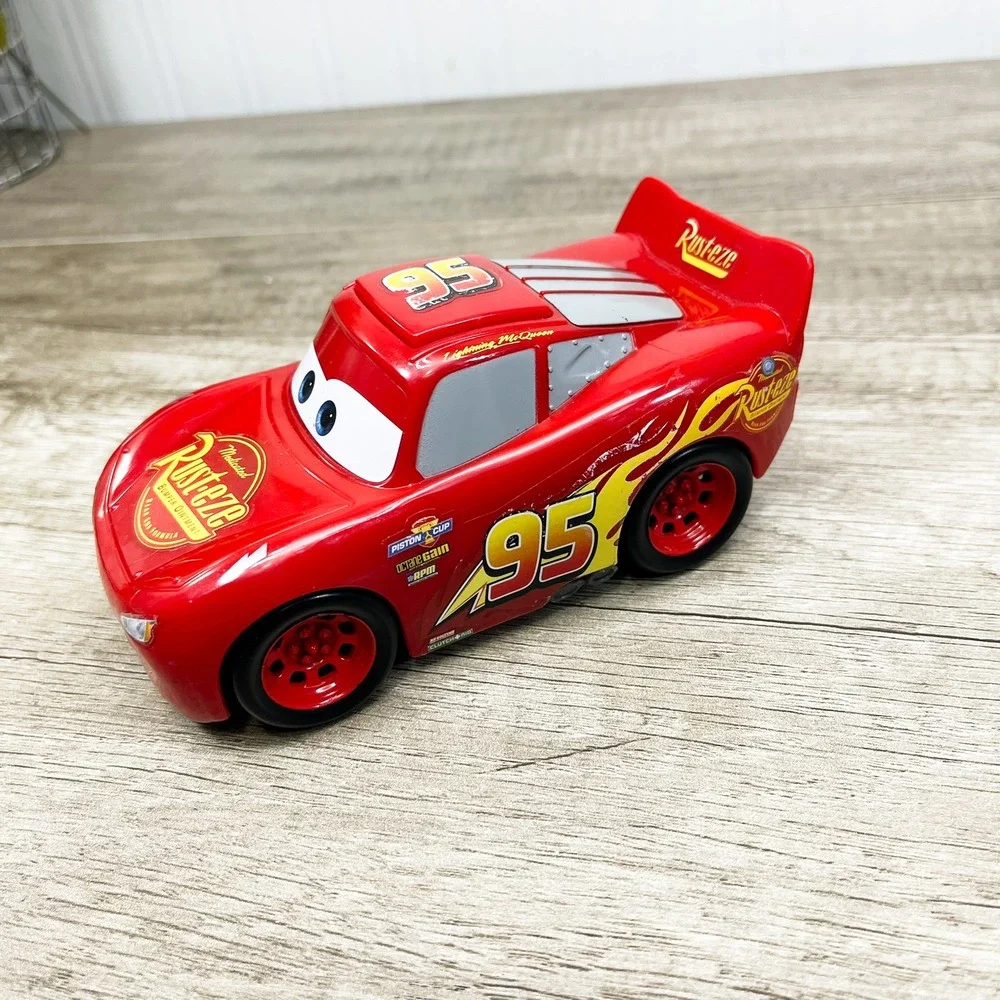 Disney Pixar Cars Mattel Lightning McQueen Red Rust-eze 95 works